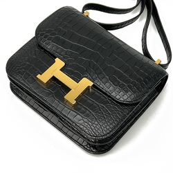 Hermes Mini Constance 19cm Epsom Leather Palladium Hardware, 7W