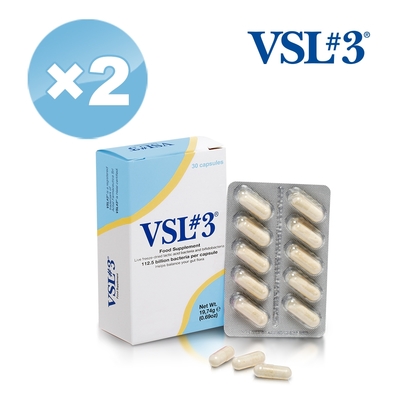 【VSL#3】Capsule x2盒/30粒入(８菌合一配方．值得信賴的專業級益生菌)