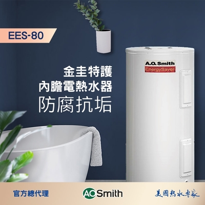 【AOSmith】80加侖/275L落地儲熱型電熱水器 EES-80