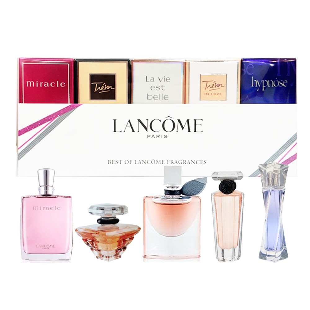 LANCOME 經典小香水禮盒5件組(4mlx1+5mlx3+7.5mlx1) | Yahoo奇摩購物中心