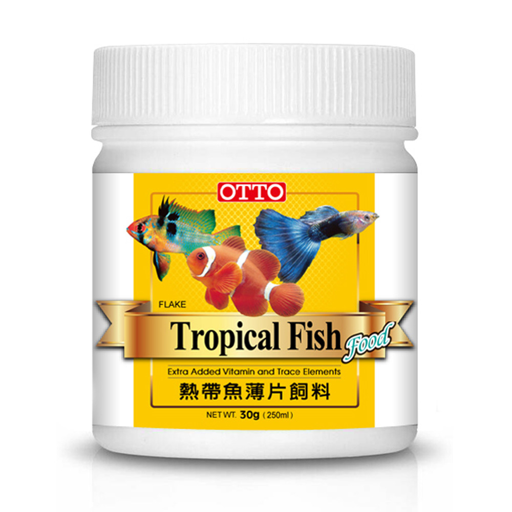 OTTO奧圖 熱帶魚薄片飼料 30g