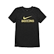 Nike T恤 Boxing Tee 女款 運動休閒 吸濕排汗 DRI-FIT 圓領 黑 金 561423010BX70 product thumbnail 1