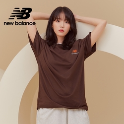 New Balance 中性短袖上衣-咖啡色