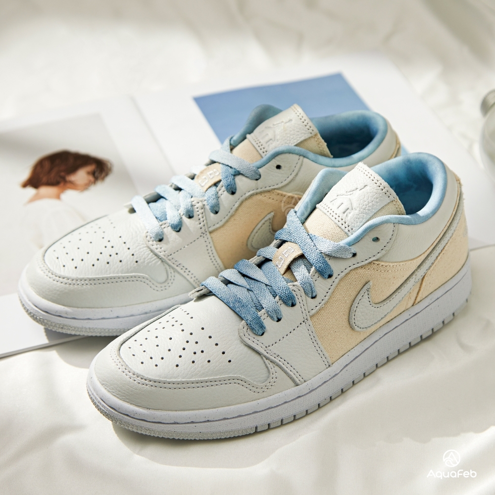 Nike Air Jordan 1 Low SE 男鞋女鞋米白色AJ1 經典低筒懷舊休閒鞋