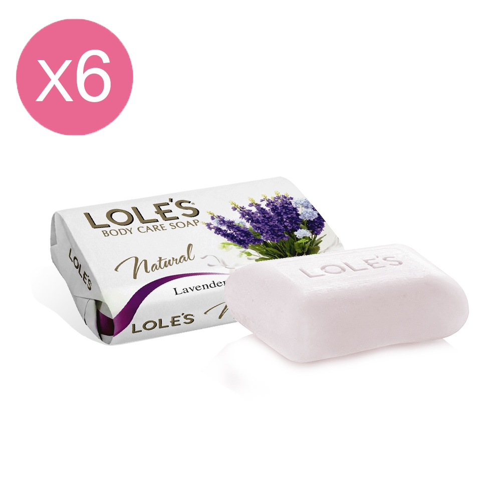 (6入組) LOLE'S 草本薰衣草護膚皂150g