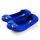 G.Ms.  輕旅行-水玉點點布金屬蝴蝶結折疊旅行鞋-覆盆莓藍 product thumbnail 1