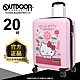 【OUTDOOR】Hello Kitty聯名款台灣景點20吋行李箱-粉紅色 ODKT21A19PK product thumbnail 1