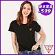 GUESS-女裝-刺繡小LOGO短T,T恤-黑 原價1290 product thumbnail 1