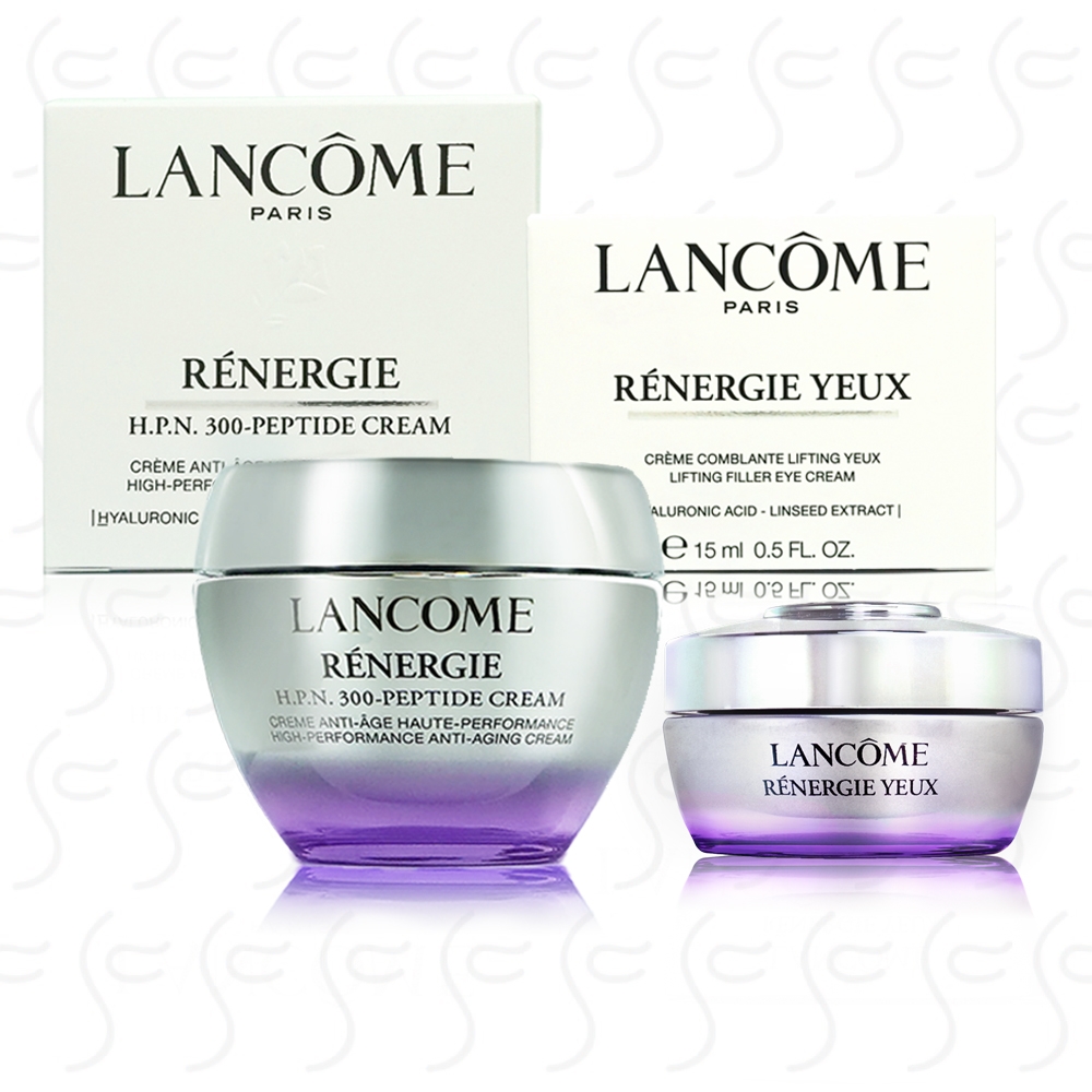 LANCOME蘭蔻 超緊顏多肽抗痕霜50ml+超緊顏白金緊緻抗痕眼霜15ml