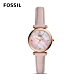 FOSSIL CARLIE MINI 粉色星星迷你皮革女錶 28mm ES4525 product thumbnail 1