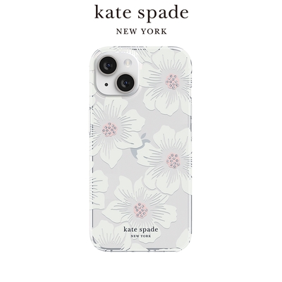 【kate spade】iPhone 15系列 精品手機殼 經典蜀葵