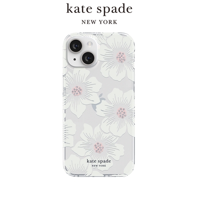 【kate spade】iPhone 15 精品手機殼 經典蜀葵