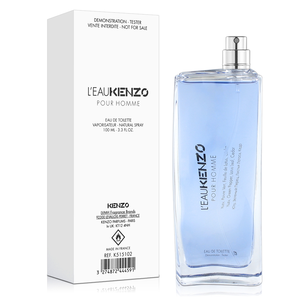 KENZO 風之戀男性淡香水100ml-Tester