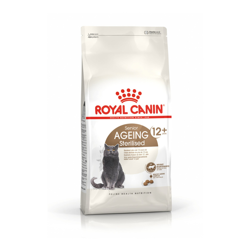 ROYAL CANIN法國皇家-絕育老齡貓12+歲齡(S30+12) 2kg x 2入組(購買第二件贈送寵物零食x1包)