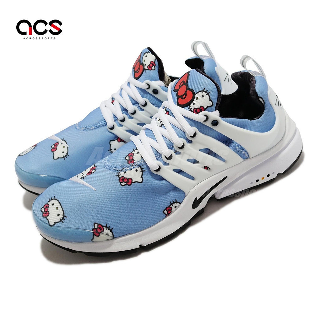 Nike 休閒鞋 Air Presto QS 男鞋 女鞋 情侶鞋 Hello Kitty 聯名款 藍 白 DV3770-400