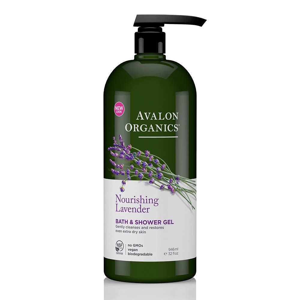 AVALON ORGANICS 薰衣草精油滋潤沐浴露(946ml/32oz)