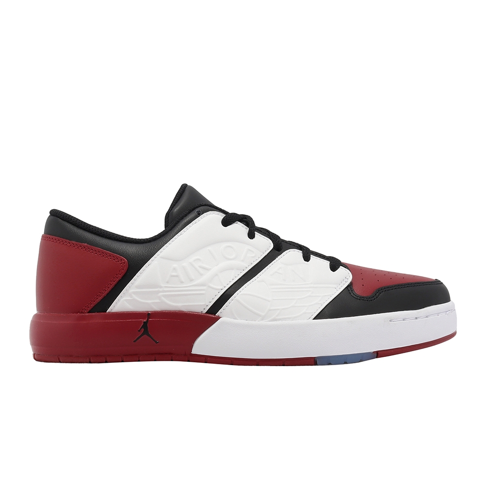 Nike 休閒鞋Air Jordan Nu Retro 1 Low 黑紅AJ1 男鞋Varsity Red