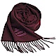 Vivienne Westwood 長版刺繡行星LOGO羊毛圍巾(紅酒紅) product thumbnail 1