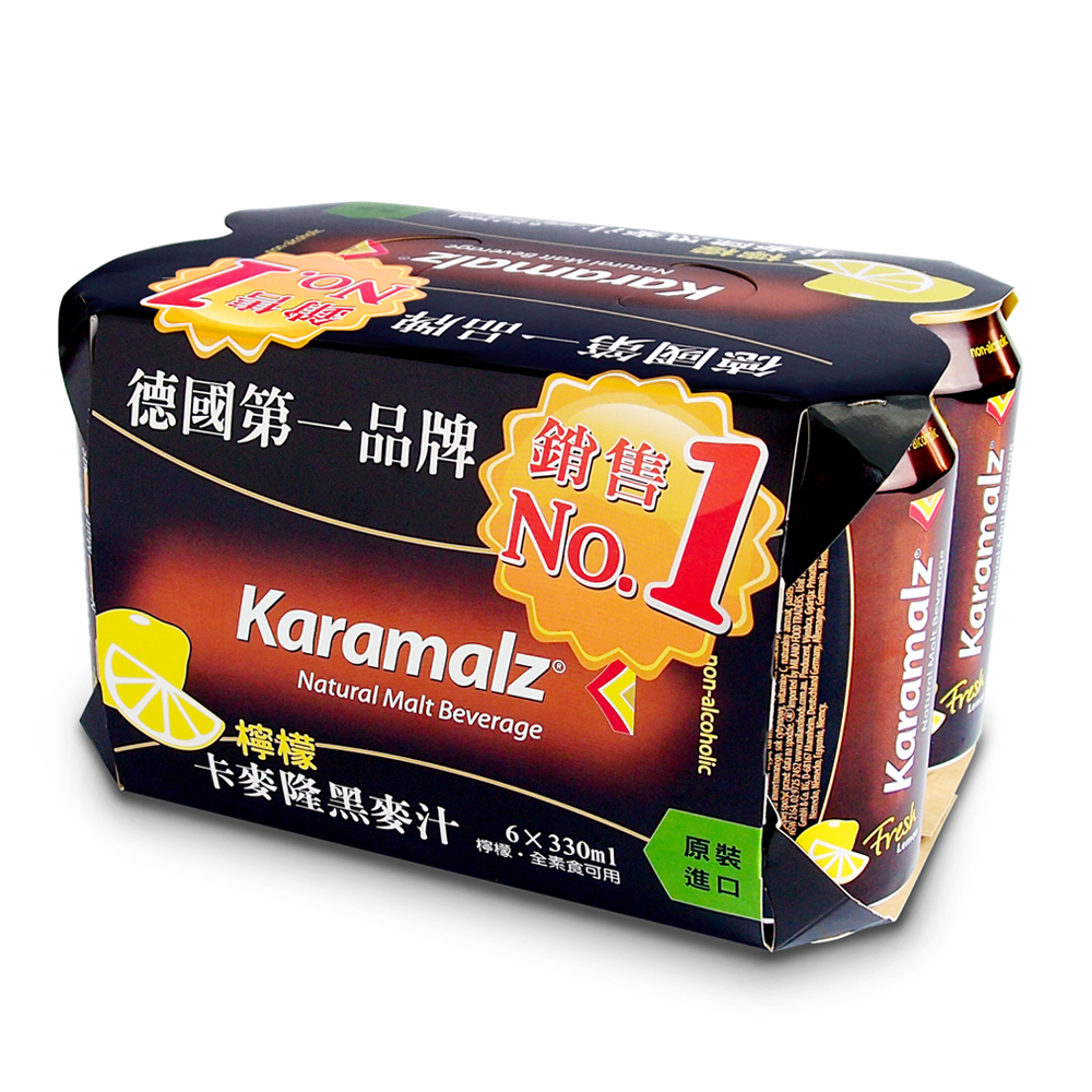 德國進口卡麥隆黑麥汁Karamalz-檸檬(330mlx6入)