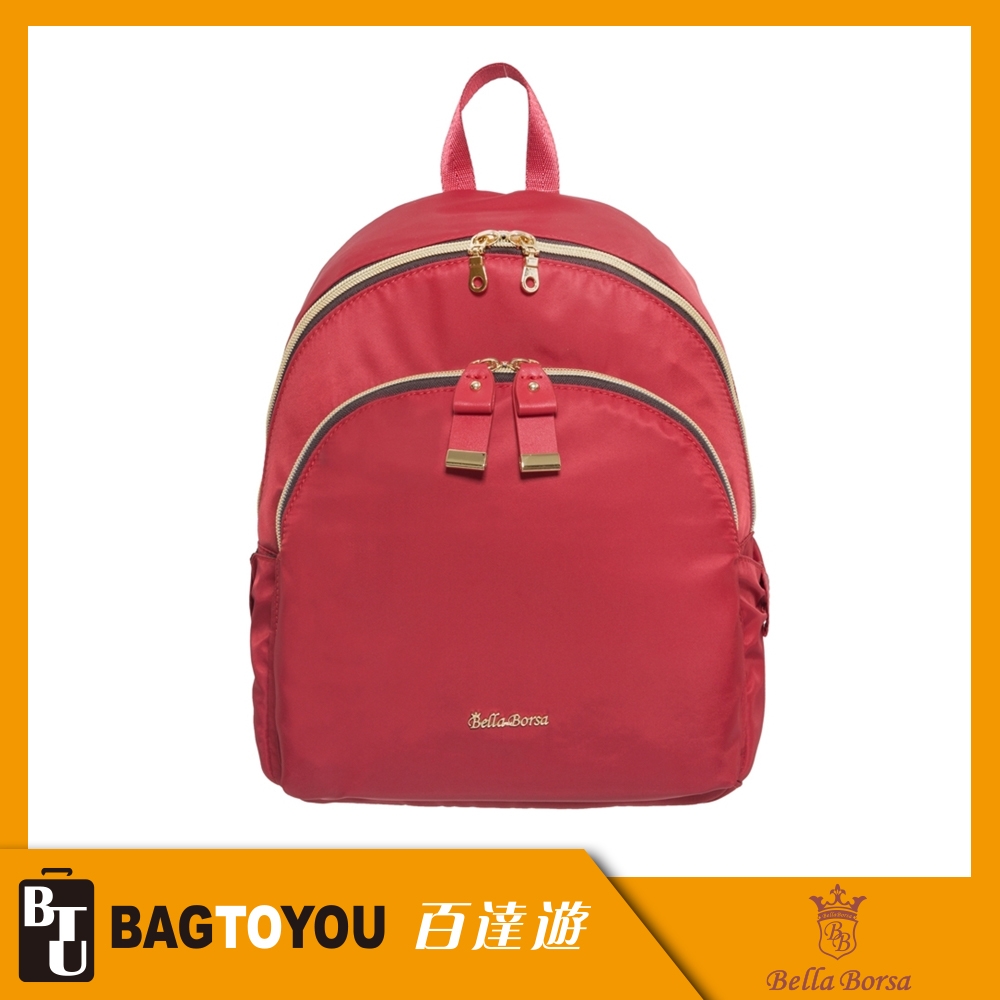 『官方正品』【Bella Borsa】Ribbon 後背包-紅 BB19D001RD