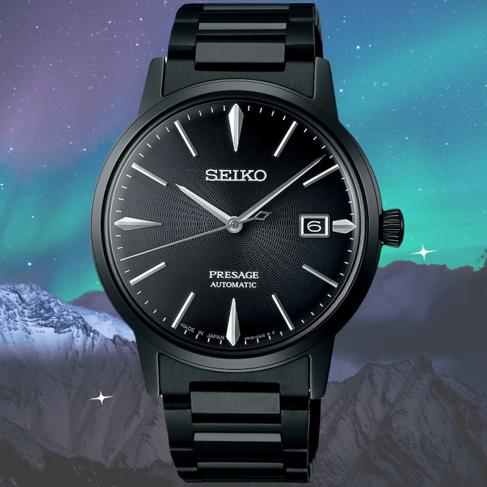 SEIKO精工 PRESAGE 調酒師 機械腕錶 4R35-05E0SD / SRPJ15J1