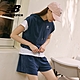 [New Balance]連帽短袖上衣_女性_藍色_WT21520NGO product thumbnail 1