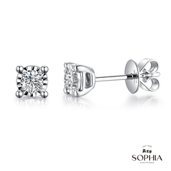 SOPHIA 蘇菲亞珠寶 - 純真 10分 18K金 鑽石耳環