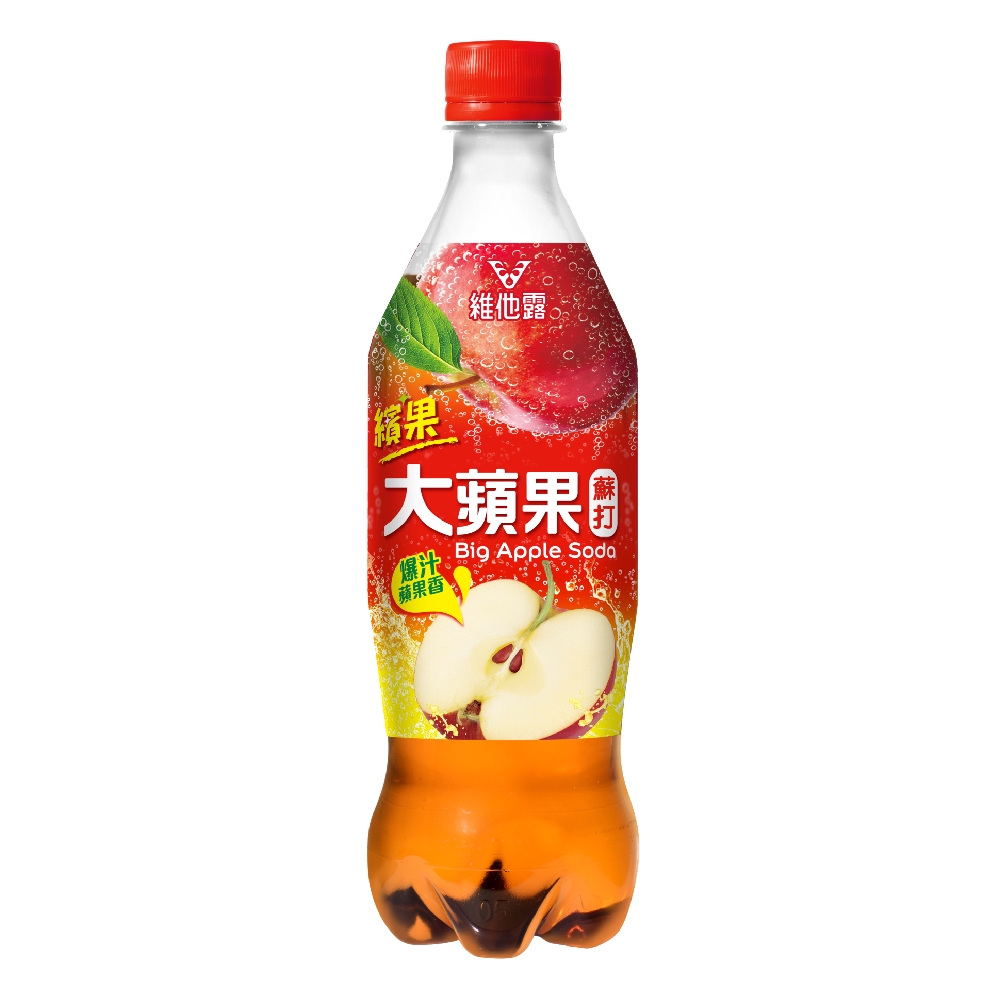 維他露 大蘋果蘇打(610mlx24瓶)