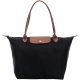 LONGCHAMP Le pliage 長提把摺疊水餃包(大/黑色) product thumbnail 1