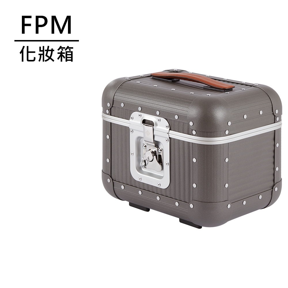 (送專櫃收納袋)FPM MILANO BANK Steel Grey系列 化妝箱 航鈦灰 (平輸品)