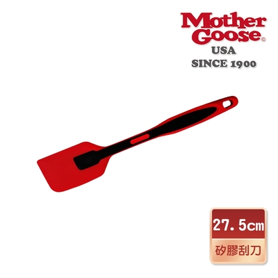 【美國MotherGoose 鵝媽媽】超耐熱不沾料理矽膠刮刀27.5cm