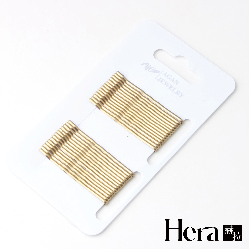 【Hera 赫拉】韓國網紅款一字夾髮夾-36根一卡-2色