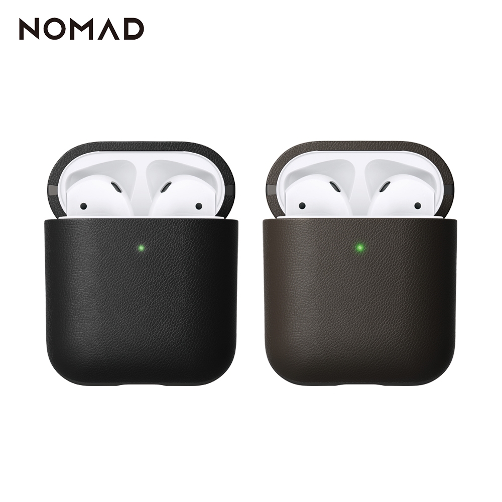 美國NOMAD AirPods (第2代)專用防水機能皮革保護收納盒