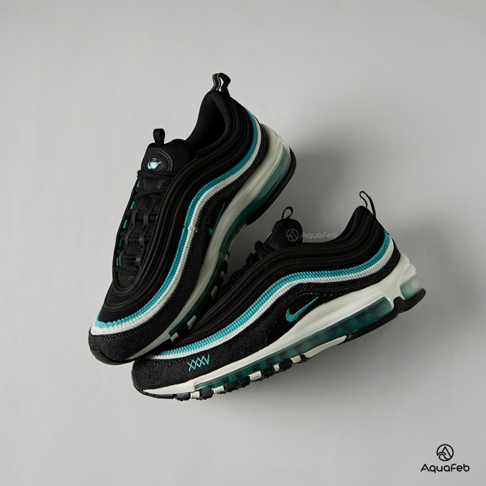 Nike Air Max 97 男鞋 黑藍色 氣墊 避震 休閒鞋 DN1893-001