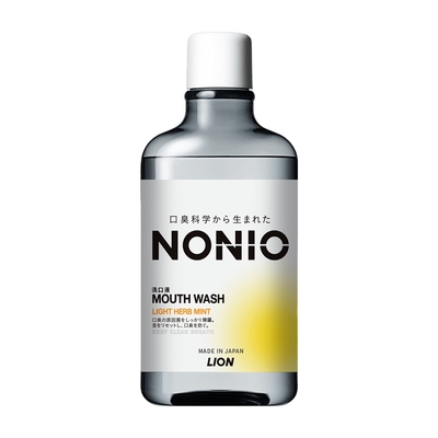 (1元限量加購)日本獅王LION NONIO終結口氣漱口水 浸潤薄荷 600ml(★★)