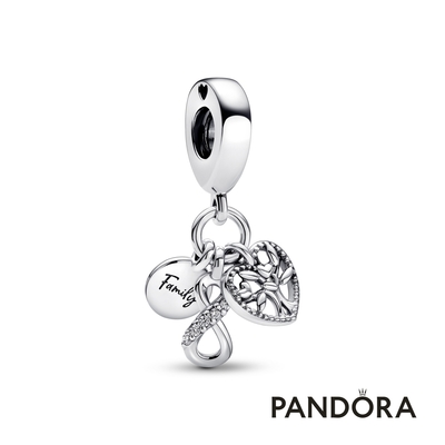 【Pandora官方直營】永恆不渝親情吊飾