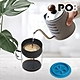 【PO:Selected】丹麥DIY手沖咖啡二件組(手沖咖啡壺-灰/咖啡玻璃杯240ml-藍) product thumbnail 1