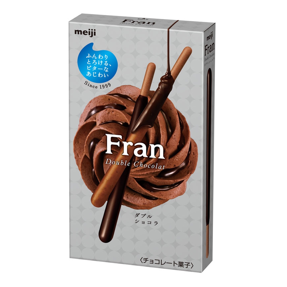 明治-Fran棒狀餅乾-雙層巧克力口味(52.5g)