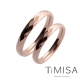 TiMISA《格緻真愛(細版玫瑰金)》純鈦對戒 product thumbnail 1