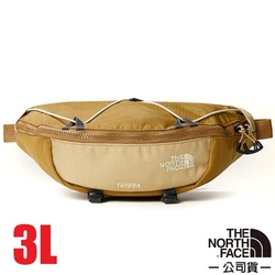 【The North Face】TERRA LUMBAR 防潑水可調節腰帶休閒腰包3L.斜背包.側背包_81EO-55K 卡其棕