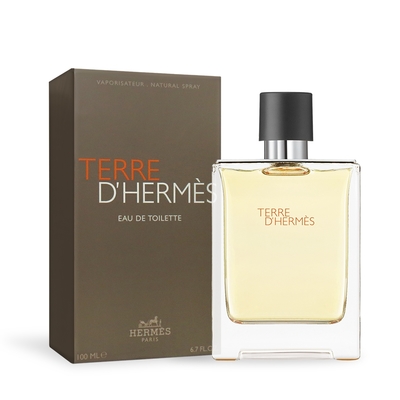 *HERMES 愛馬仕 大地男性淡香水 TERRE dHermes 100ml EDT-國際航空版