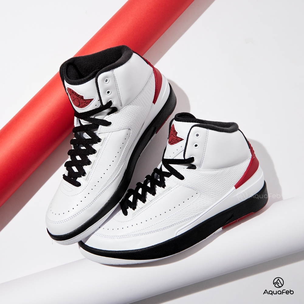 Nike Air Jordan 2 Retro Chicago 男鞋白色OG 芝加哥經典運動籃球鞋