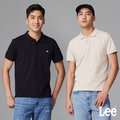 Lee 男款 素色短袖Polo衫 兩色