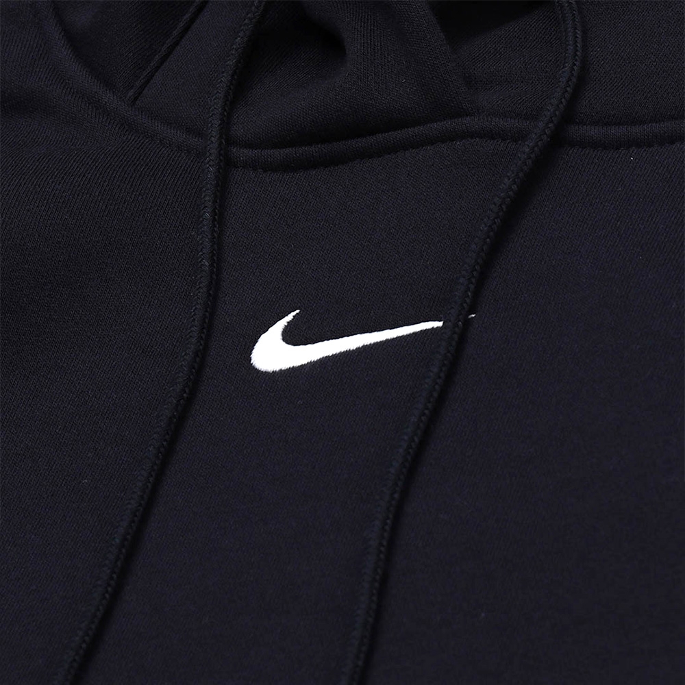 Nike As W Nsw Phnx Flc Os Po Hoodie 女款黑色口袋帽T 長袖DQ5861-010