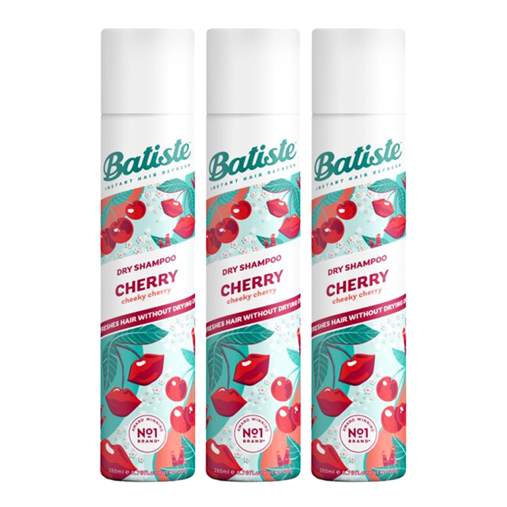 Batiste 秀髮乾洗噴劑 香甜櫻桃200mlx3入