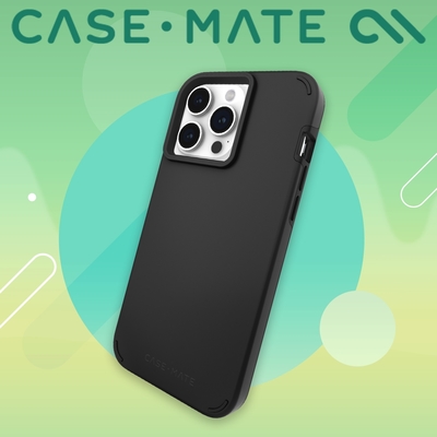 美國 CASE·MATE iPhone 15 Pro Max Tough Duo 強悍雙層防摔保護殼 - 黑