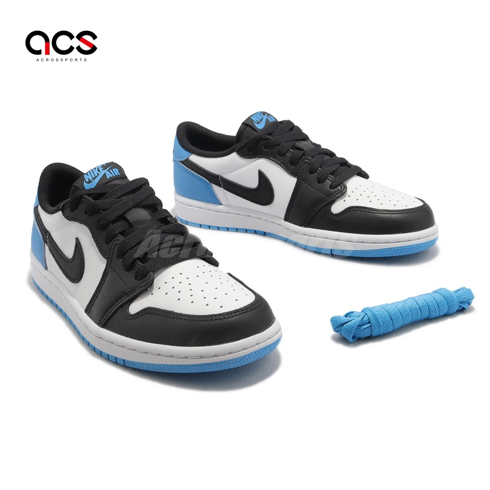 Nike 休閒鞋Air Jordan 1 Retro Low OG UNC 黑白藍AJ1 女鞋男段CZ0775