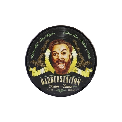 BARBERSTATION巴博士 硬漢髮乳(綠)120ml