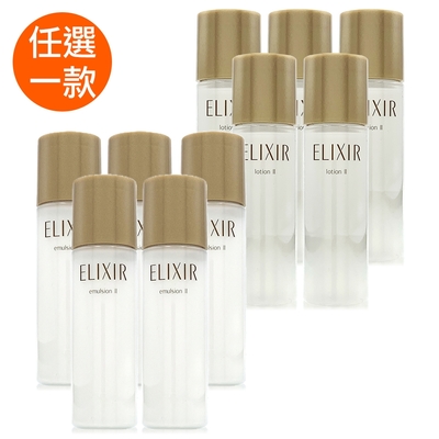 *SHISEIDO資生堂 怡麗絲爾奢潤進化柔膚水30ml*5/奢潤進化柔膚乳30ml*5(T2 任選/正統公司貨)