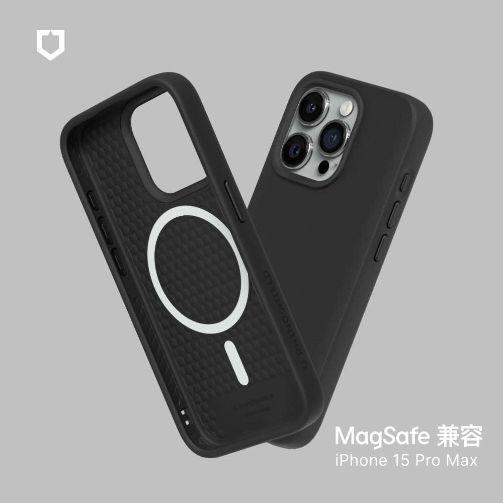 犀牛盾iPhone 15Pro Max SolidSuit(MagSafe兼容)磁吸手機殼